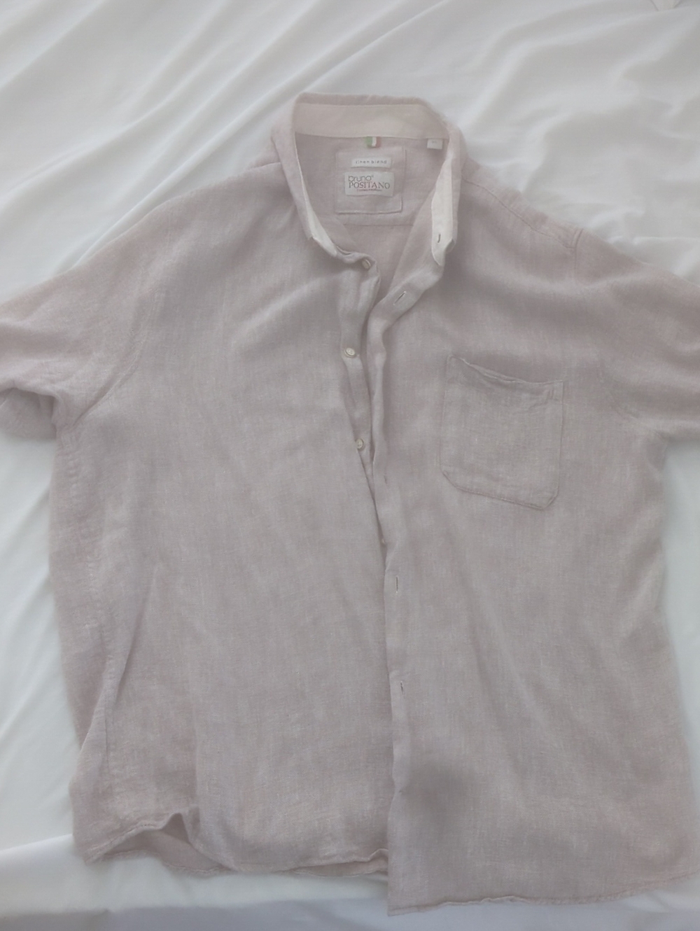 Men's Linen Shirt - XL